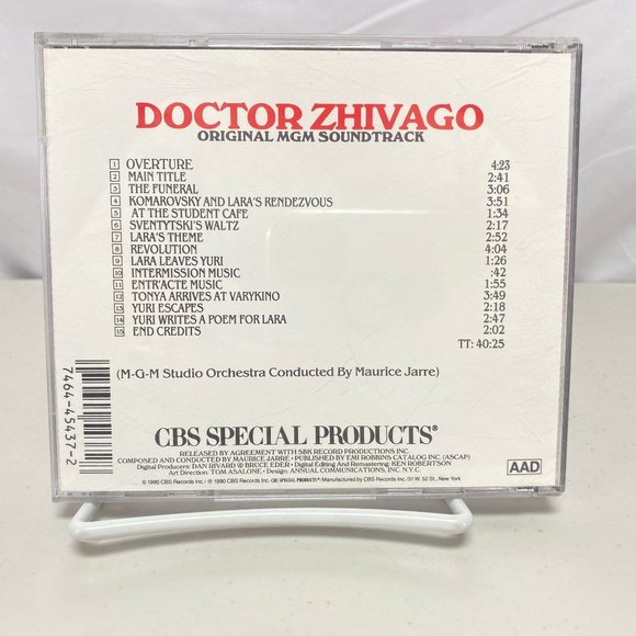 Doctor ZHivago (2010, DVD) Anniversary Edition and Original Soundtrack CD - Picture 8 of 8